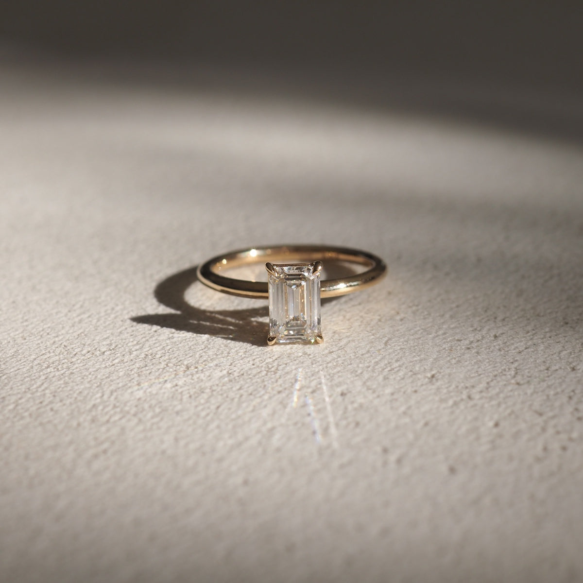 Eva  Emerald Lab-Grown Diamond Engagement Ring – Kate & Kole