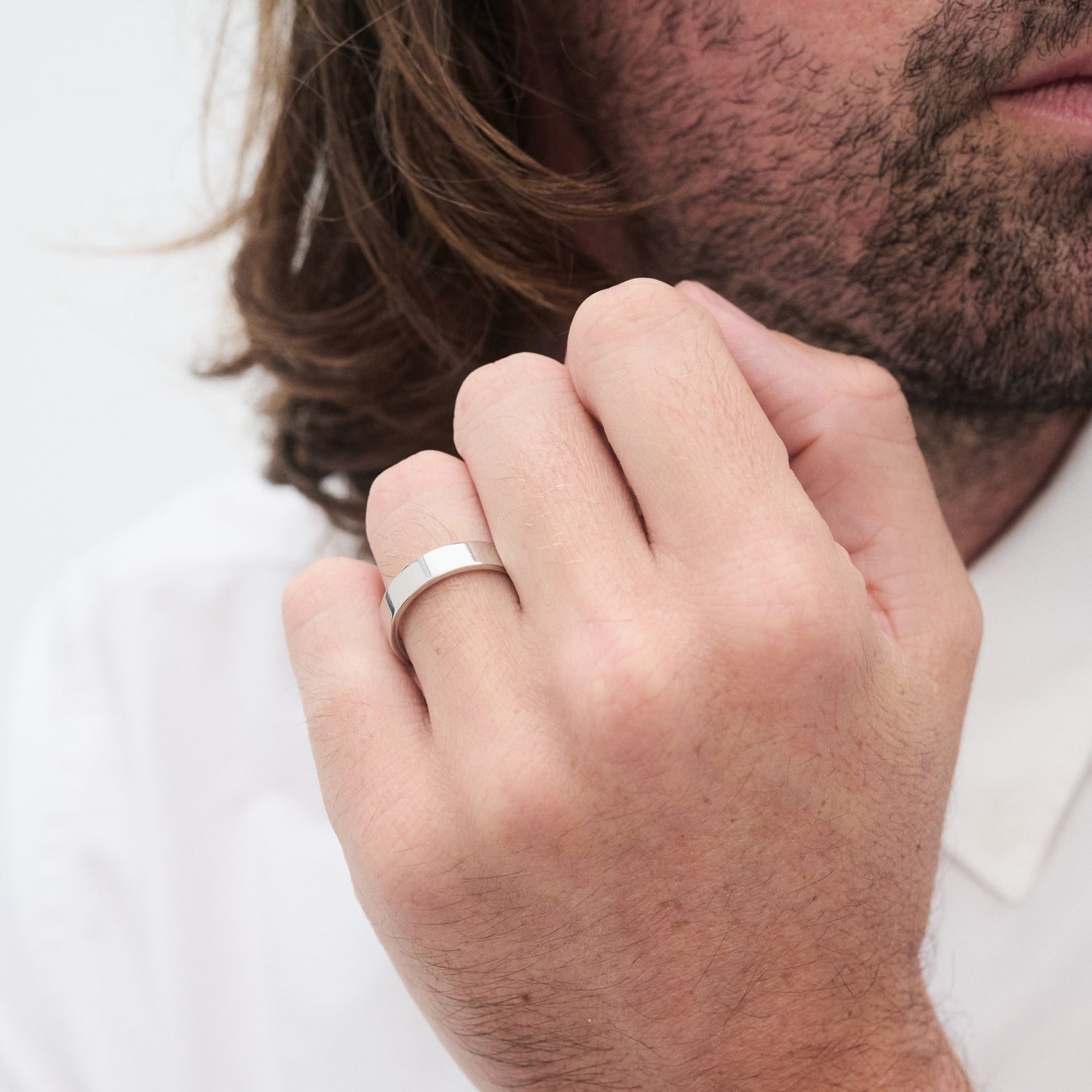 Square Band | Men's Wedding Band