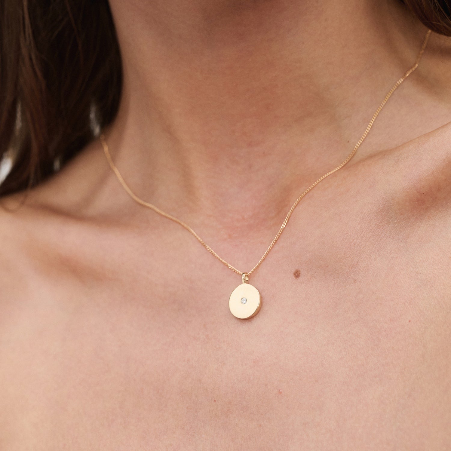 Round Pendant | Brilliant Cut Round Lab-Grown Diamond Necklace