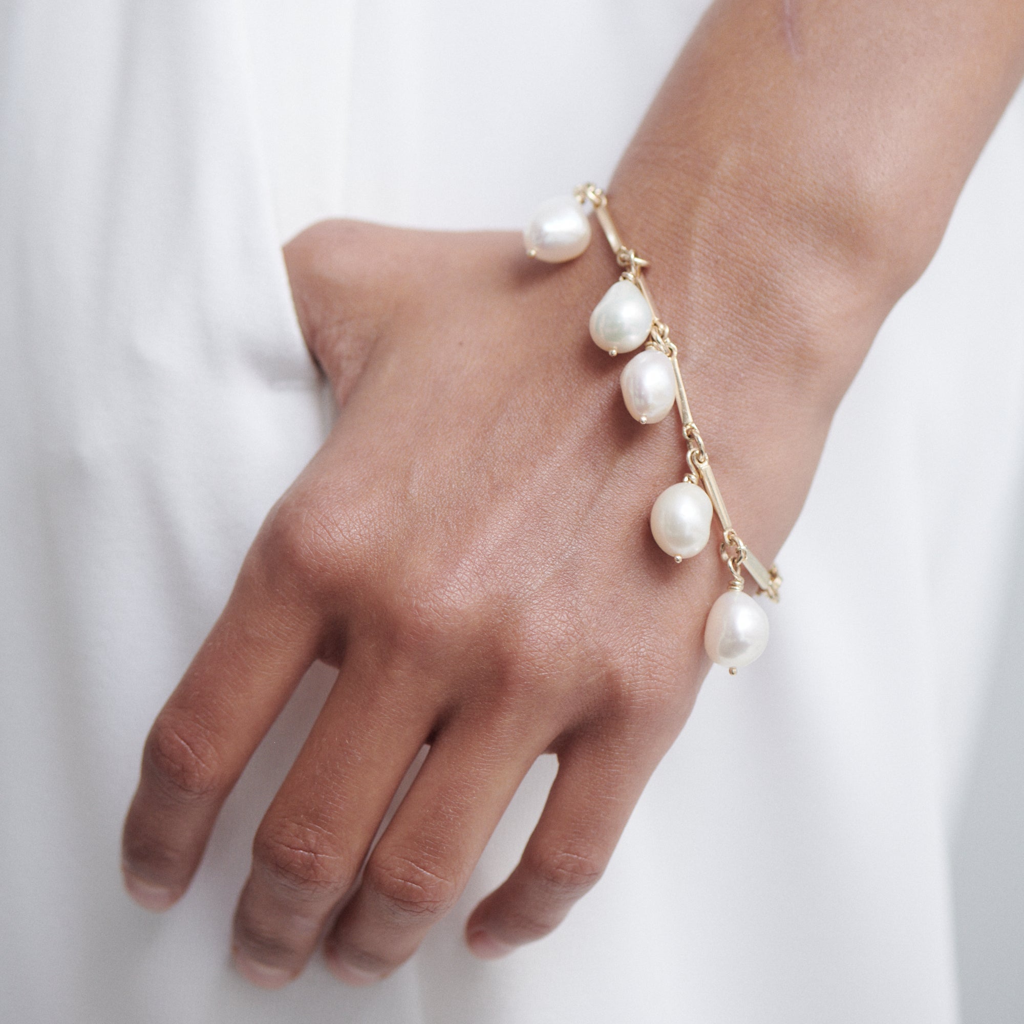 Links hot sale pearl bracelet