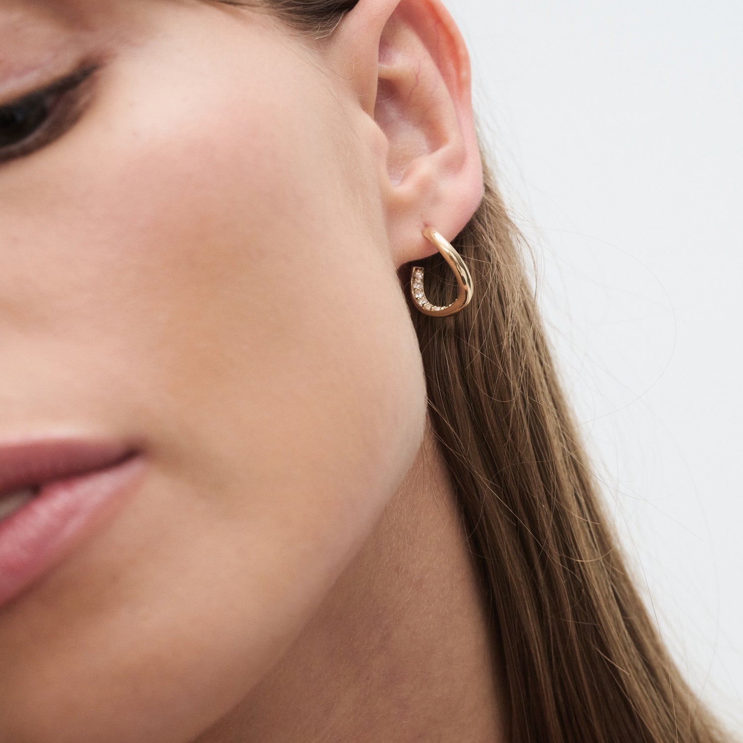 Awa Hoops | Lab-Grown Diamond Set Earrings