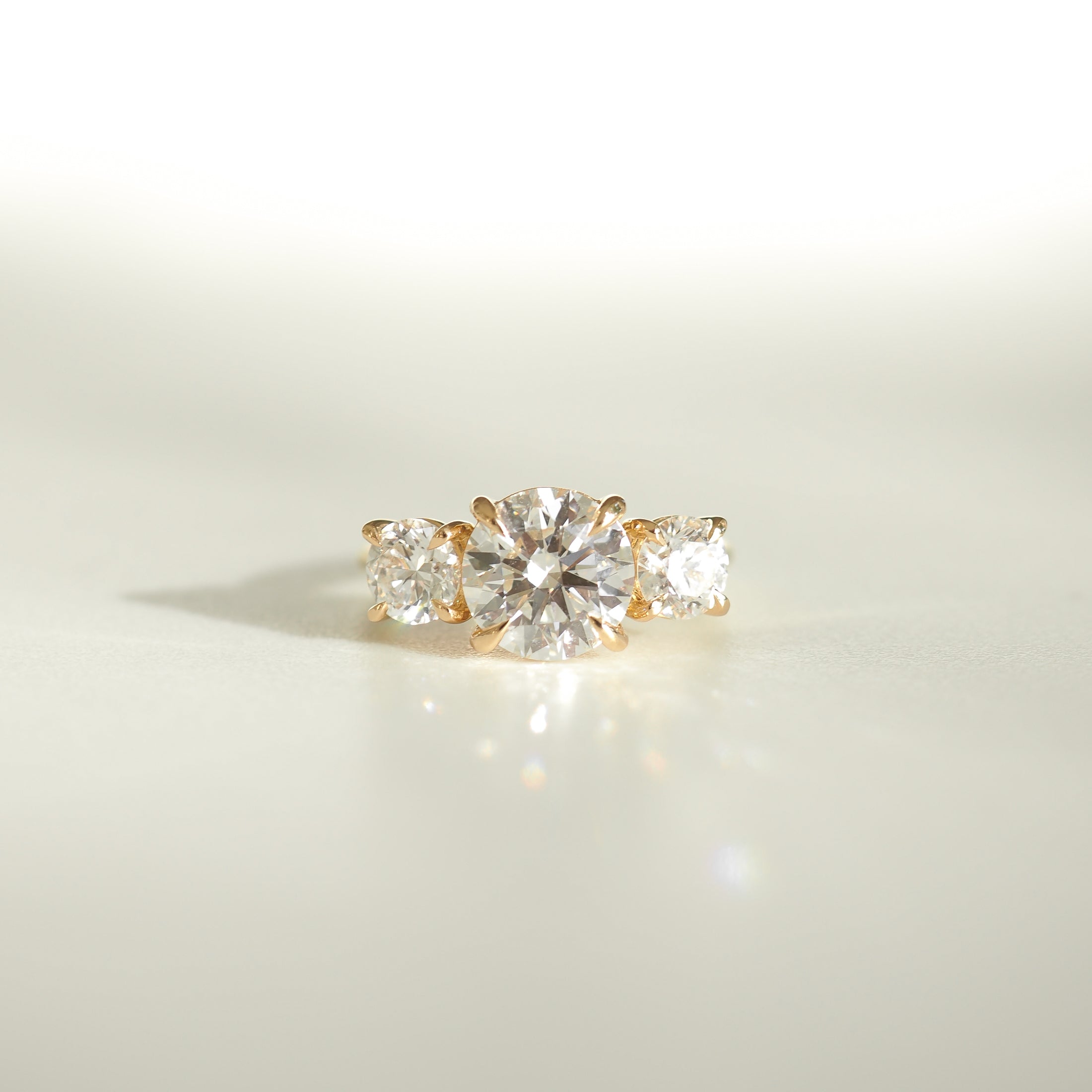 Amora | 3ct Round Lab-Grown Diamond Ring