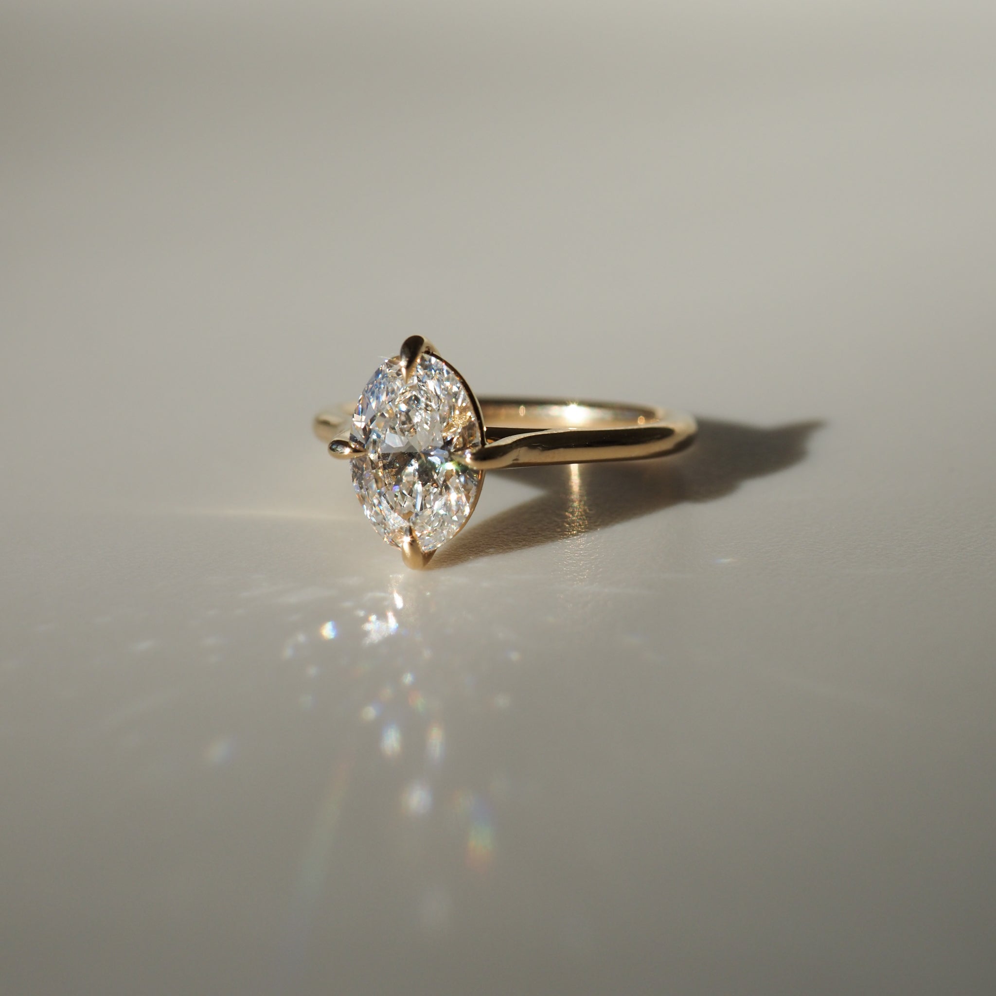 Cara | 1.50ct Oval Diamond Engagement Ring Ready To Wear
