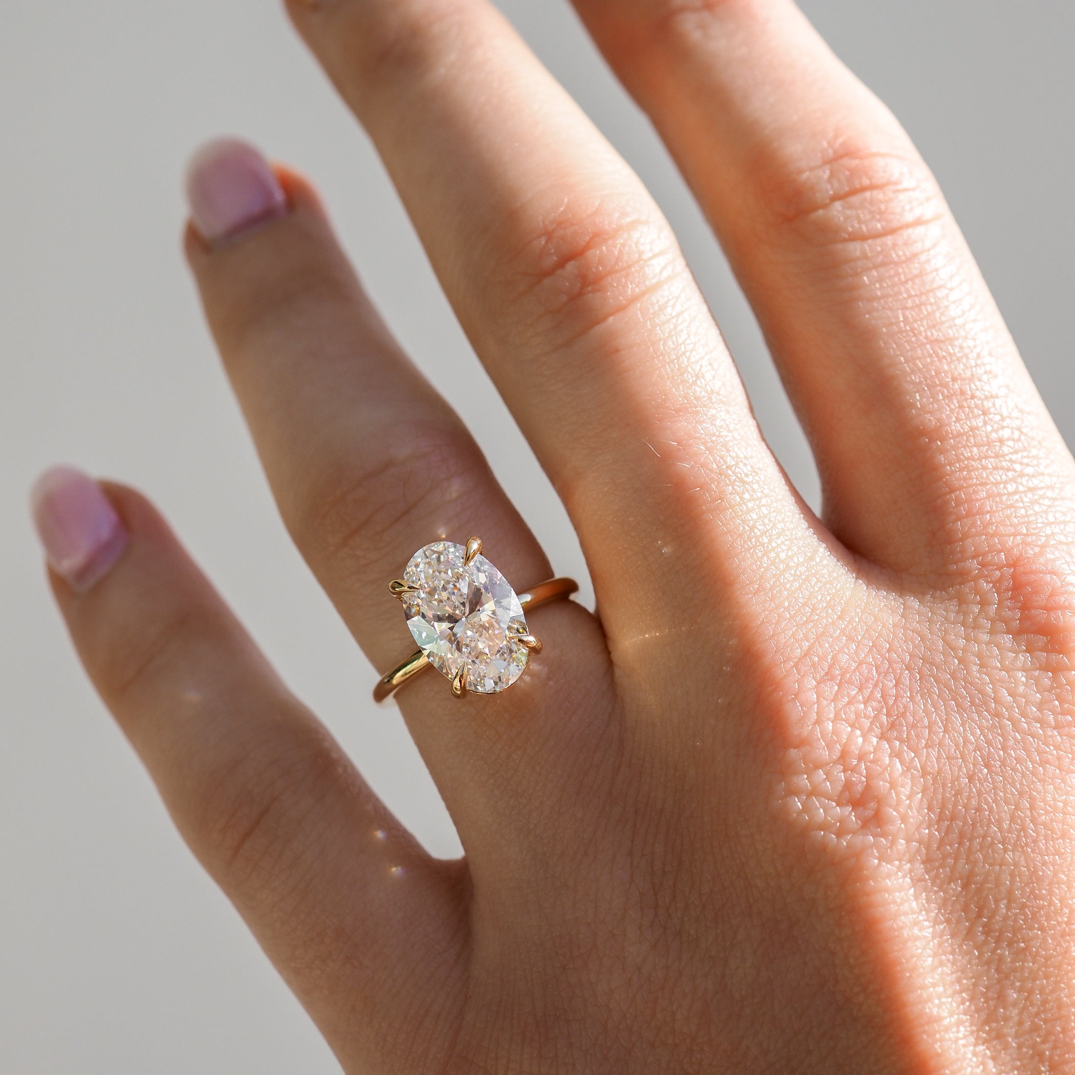 Clara | 4ct Oval Solitaire Ring