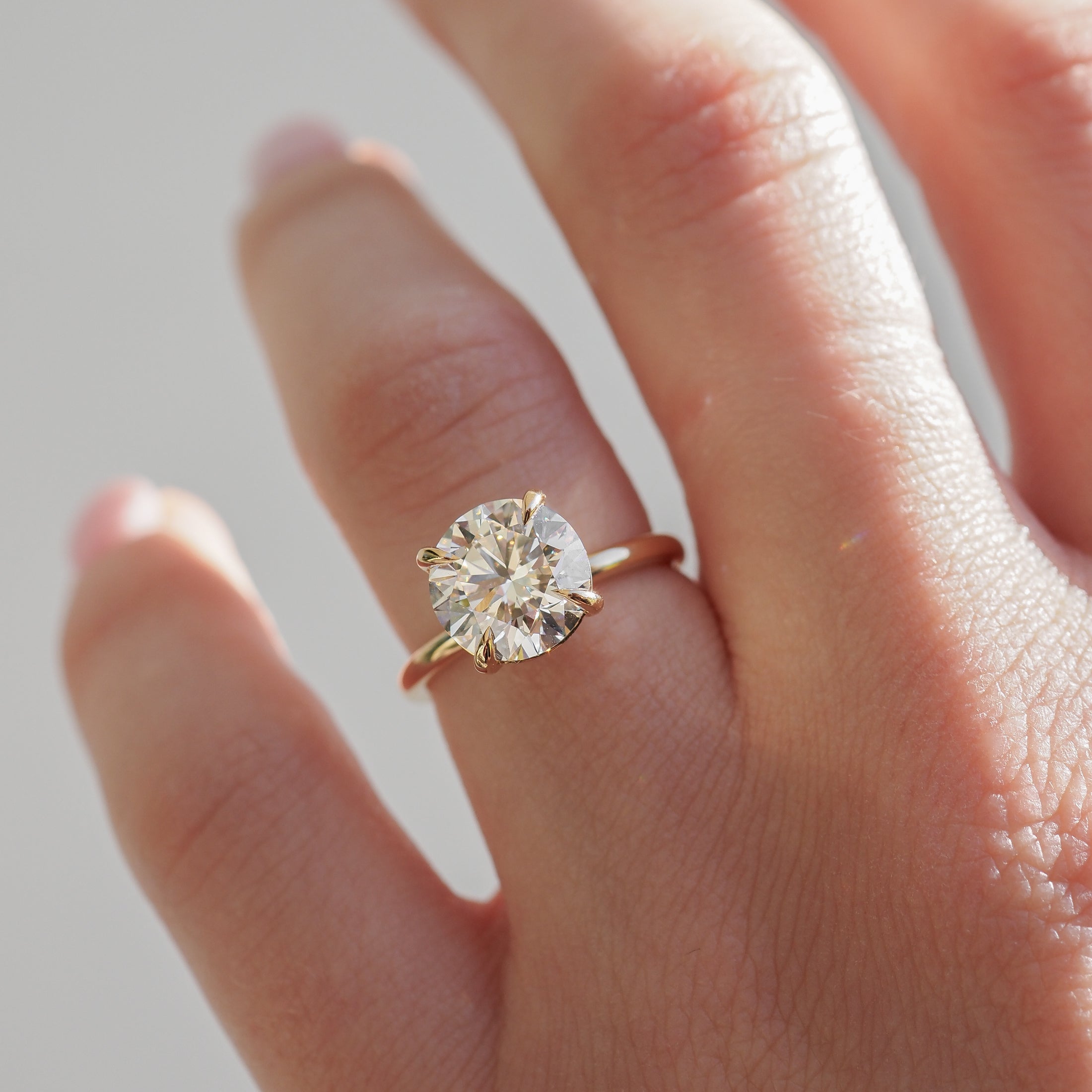 Cleo | 3ct Round Solitaire Ring