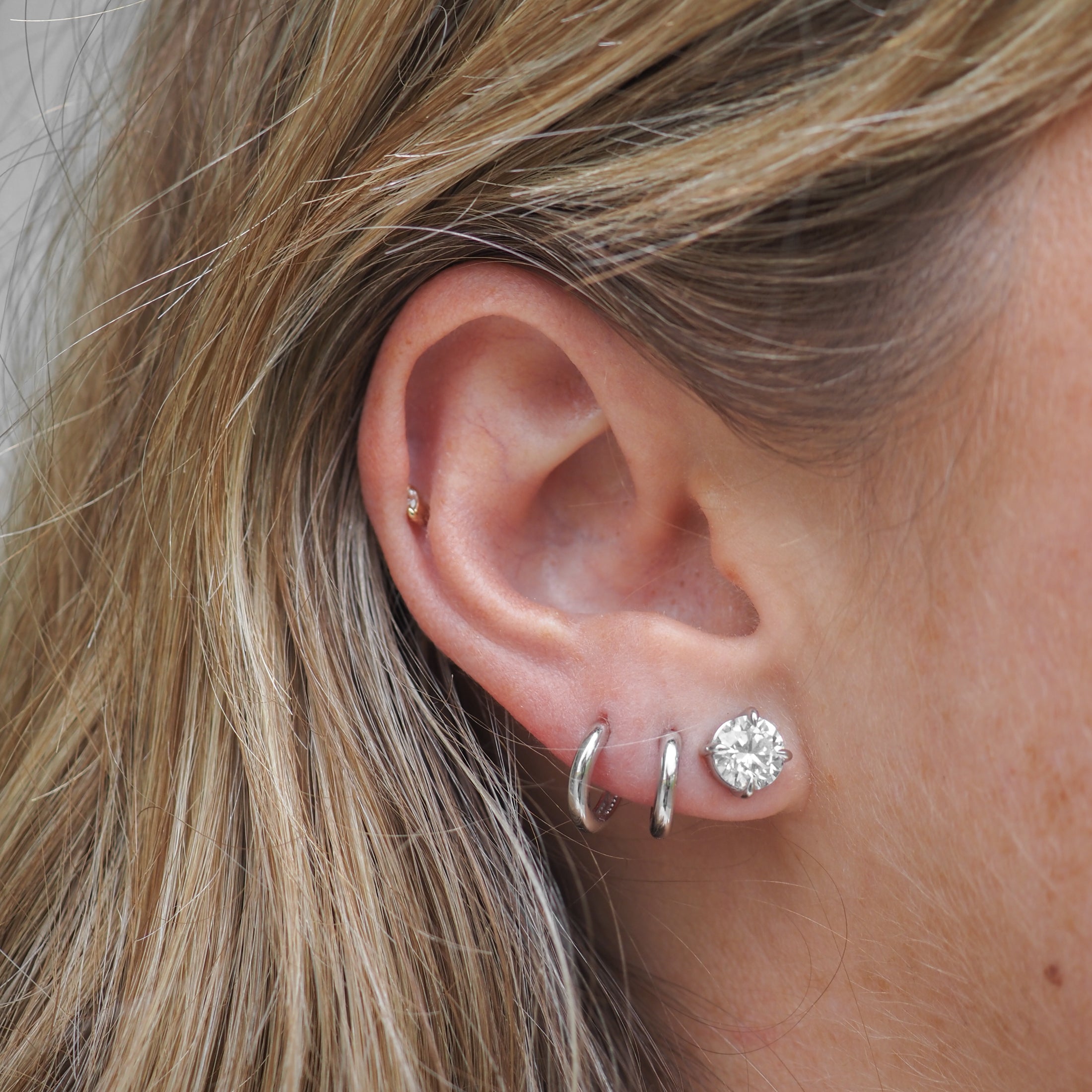 2.20ct Round Diamond Studs | Ready to Wear