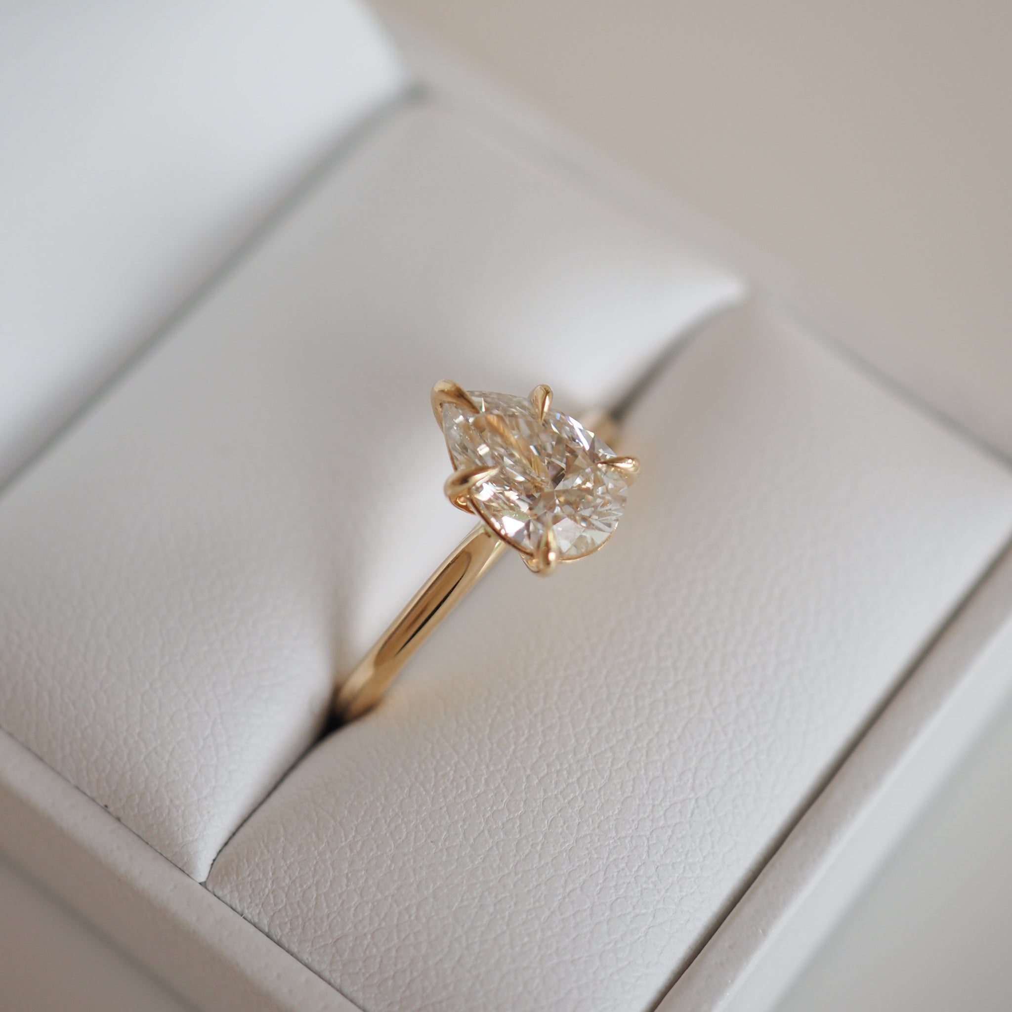 Fia | Pear Lab-Grown Diamond Engagement Ring