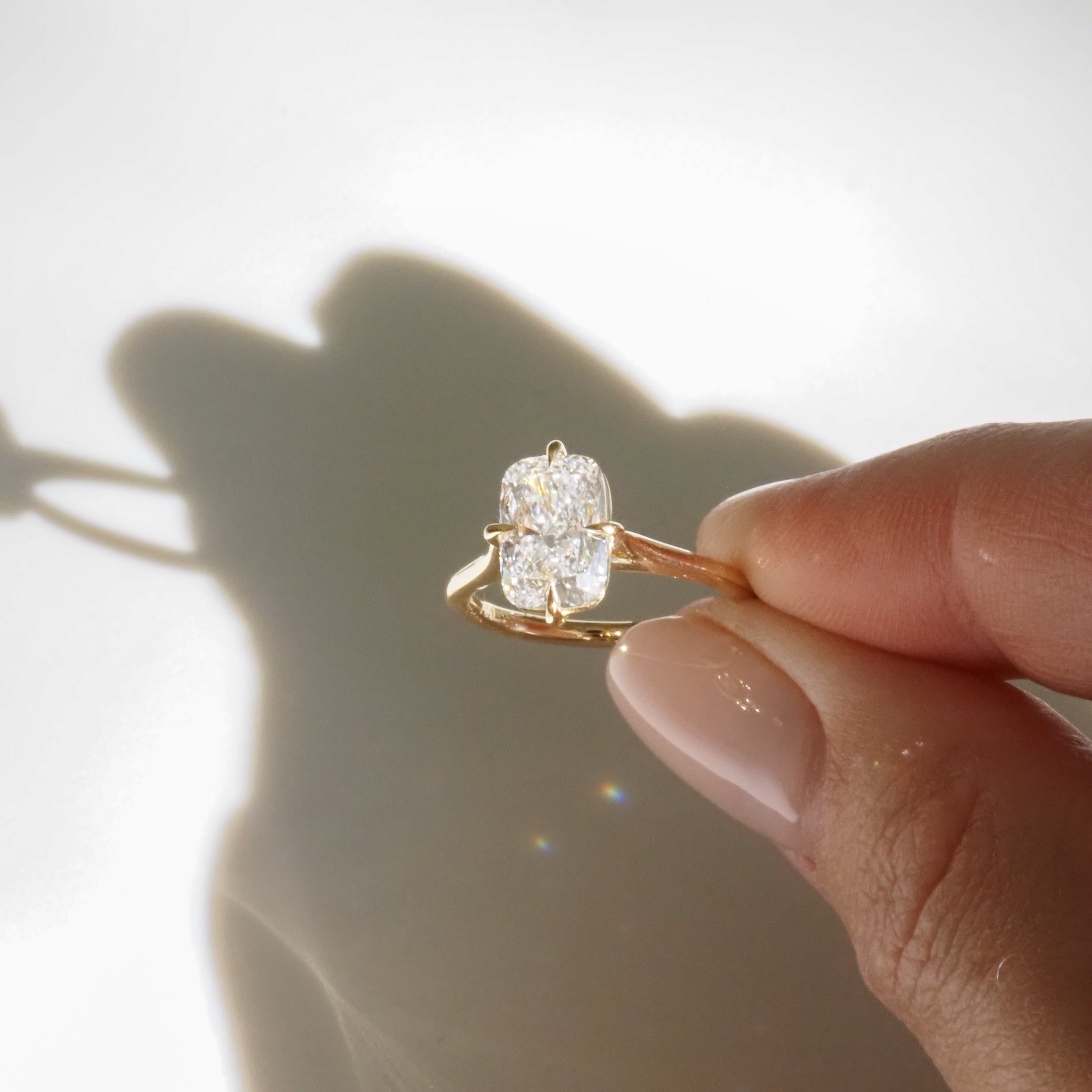 Kali | 2ct Elongated Cushion Lab-Grown Diamond Ring