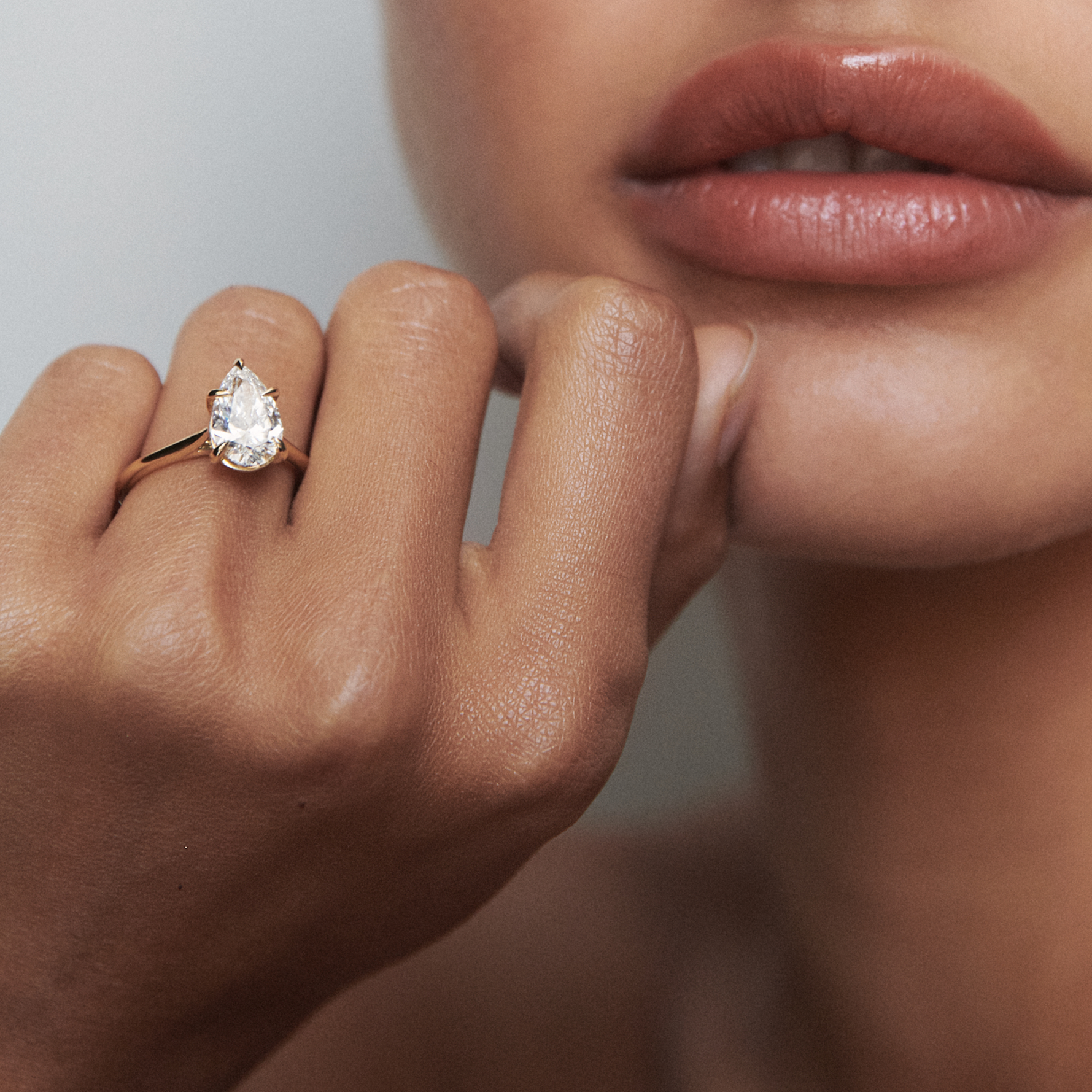 Fia | Pear Lab-Grown Diamond Engagement Ring