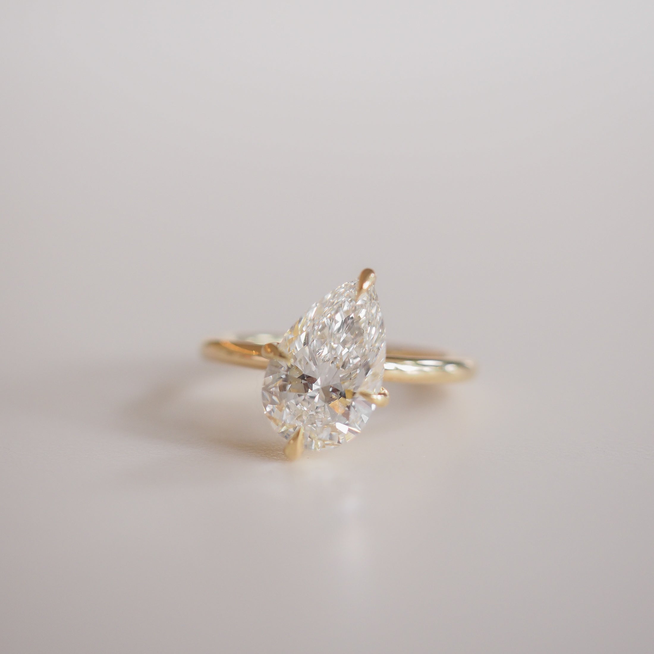 Leela | 2.1ct Pear Solitaire Ring