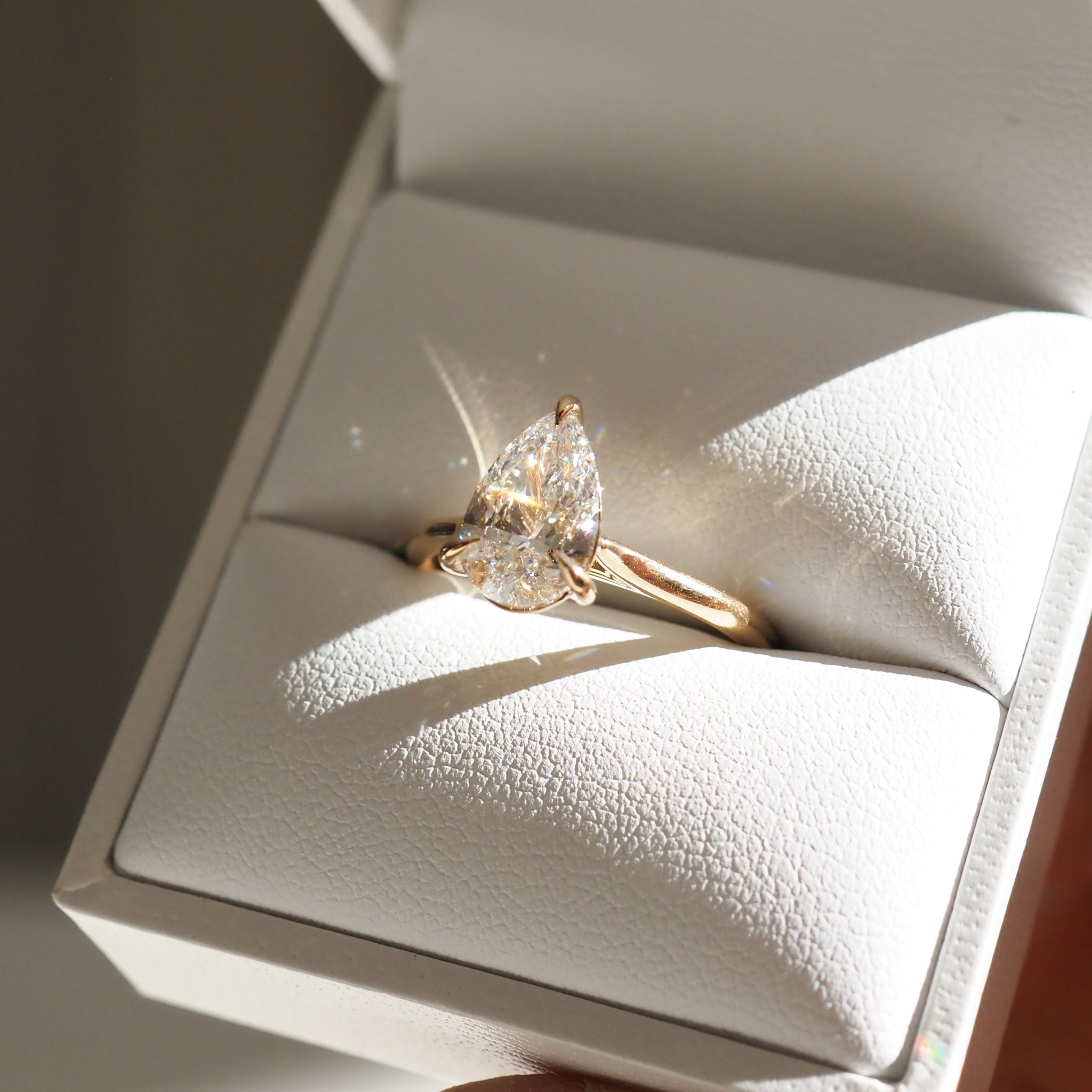 Pear Cut Engagement Rings – Melanie Casey