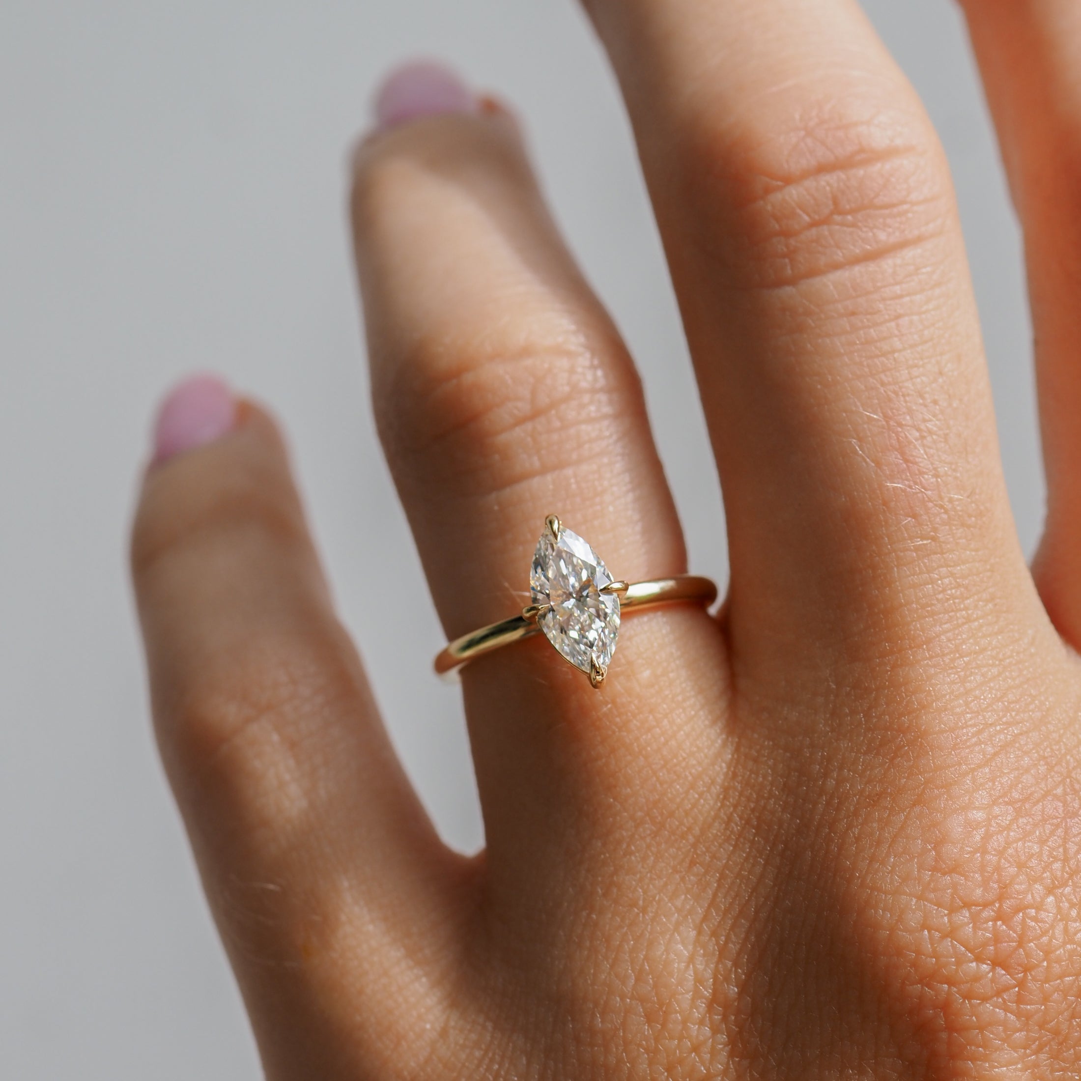 Mae | 1ct Marquise Lab-Grown Diamond Ring