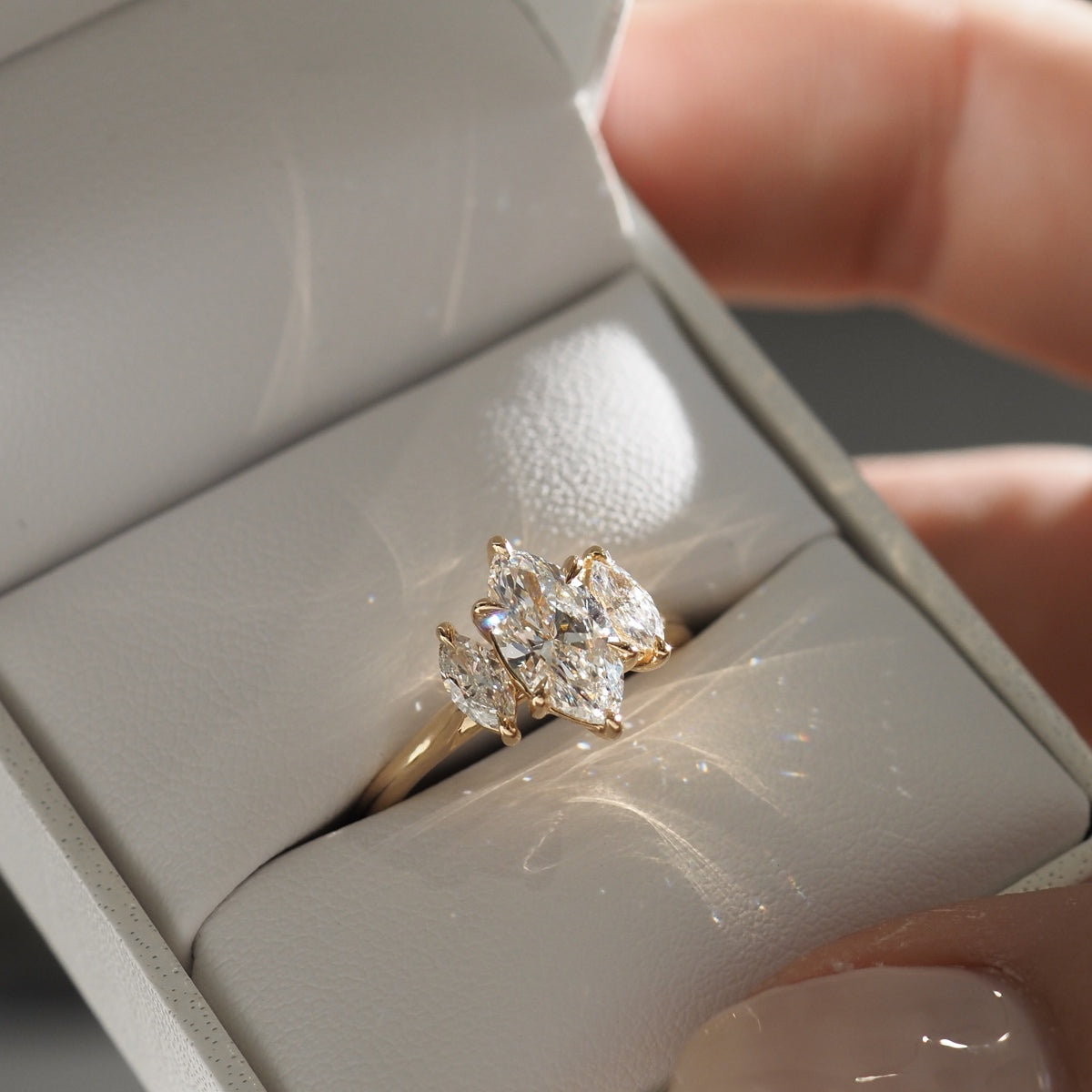 Maya • Trilogy Diamond Engagement Ring – Kate & Kole