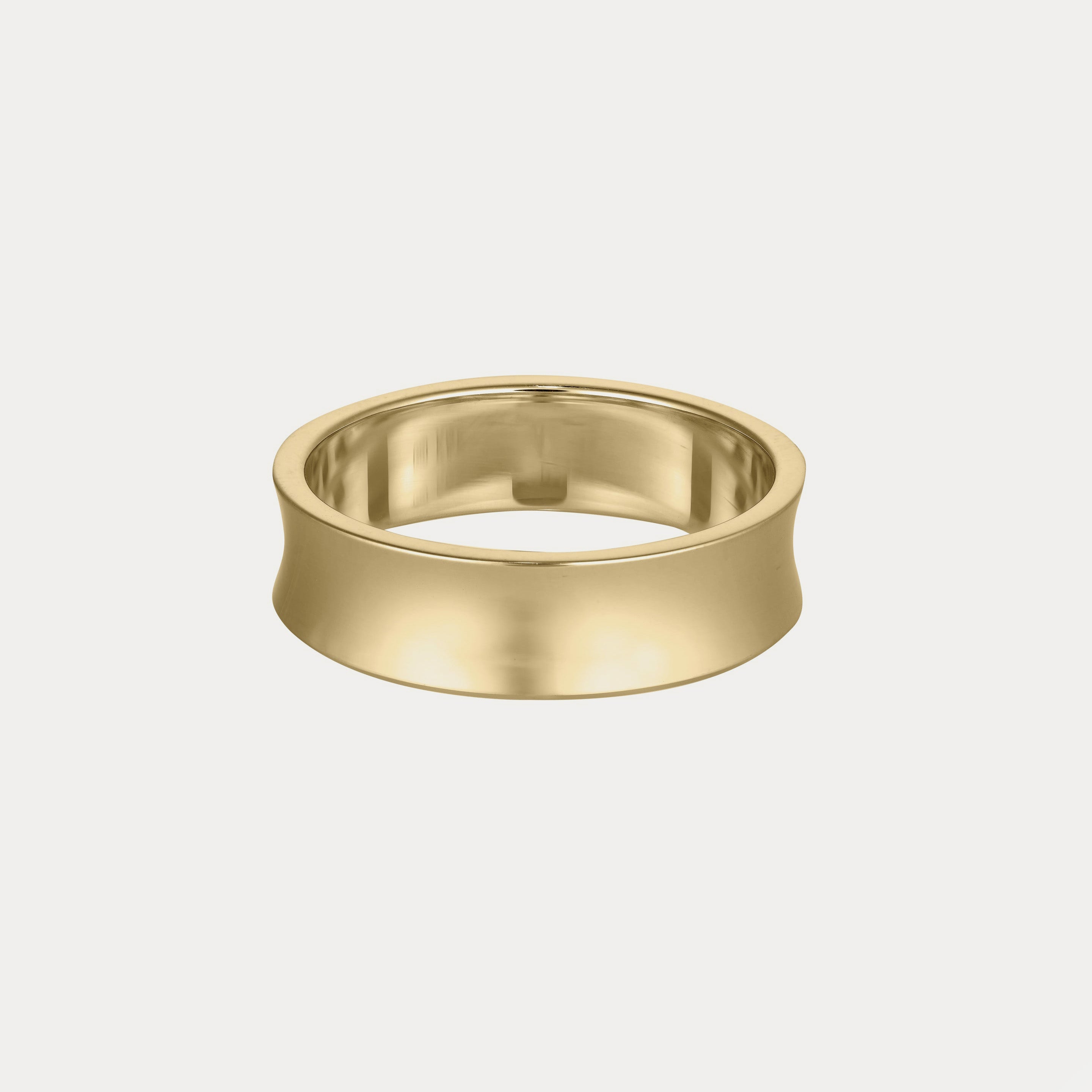 Men's Concave Wedding Band