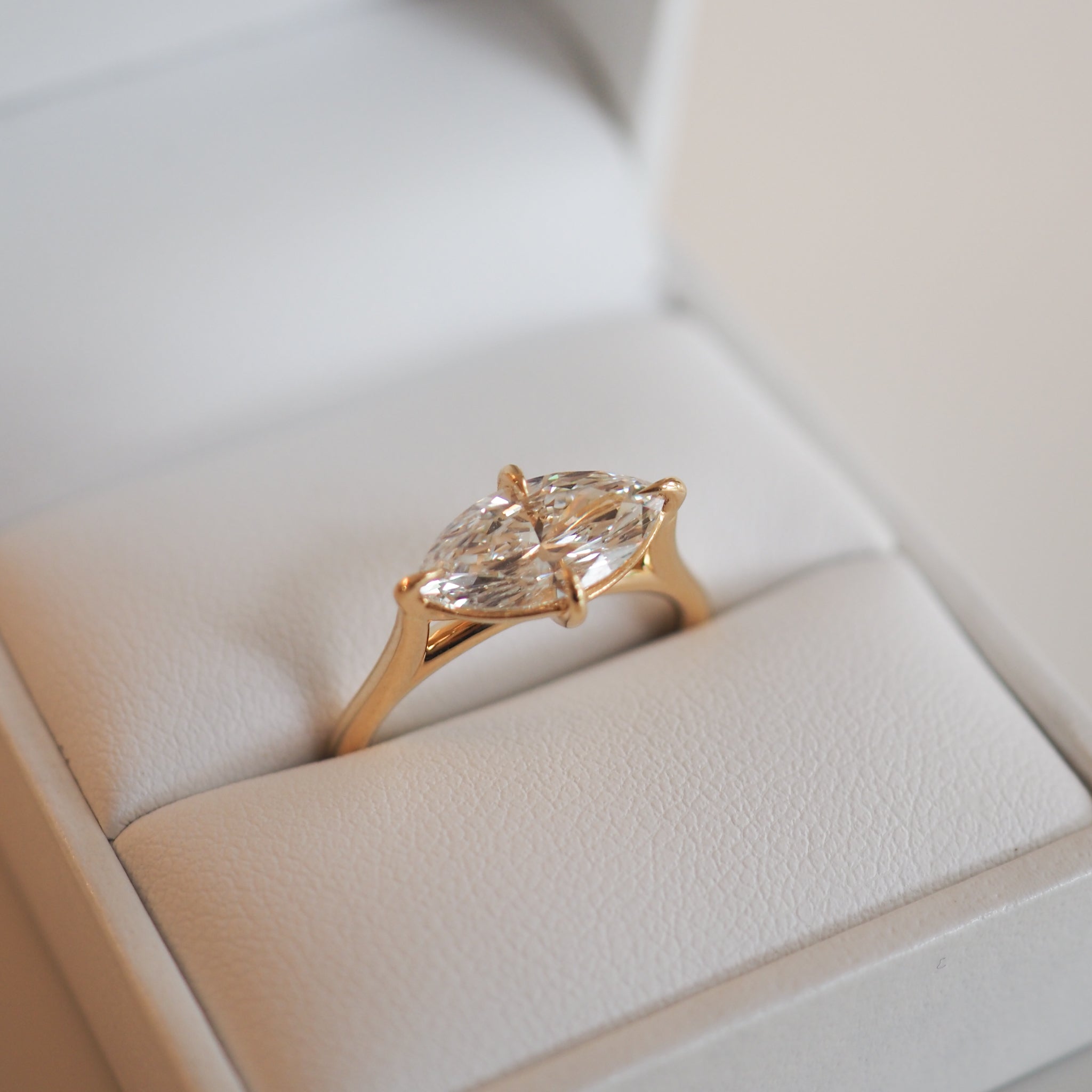 Micah | Marquise Lab-Grown Diamond Engagement Ring