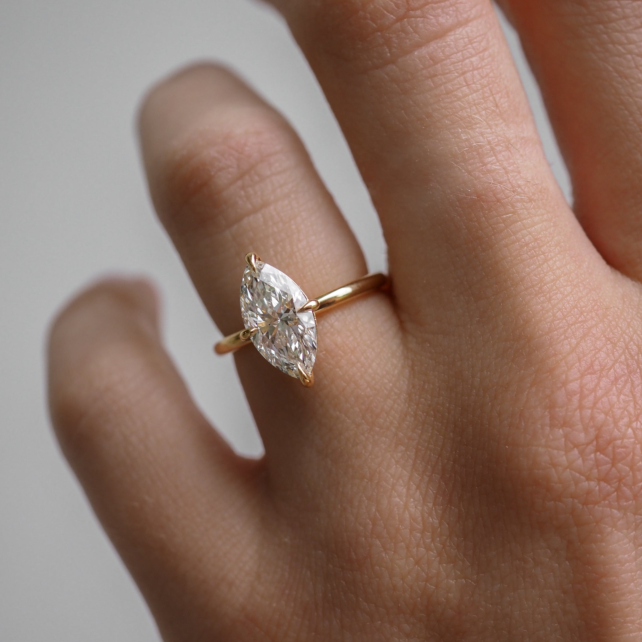 Mae | Marquise Lab-Grown Diamond Engagement Ring