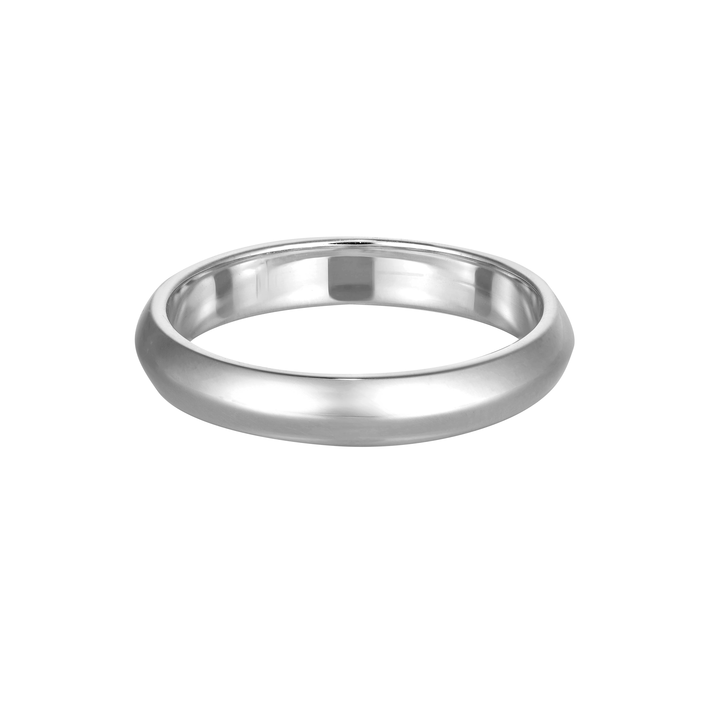 Men's Soft Knife Edge Wedding Band