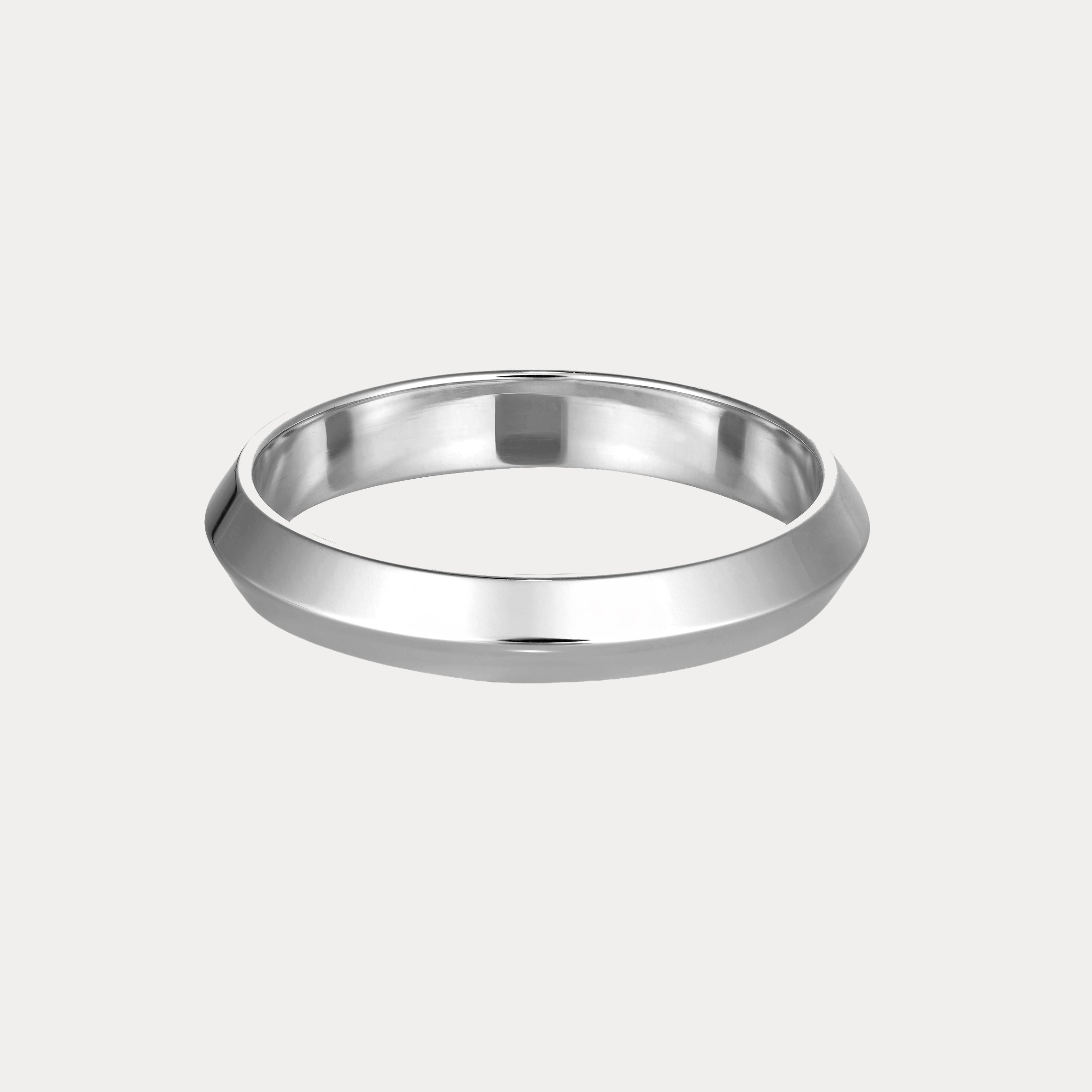 Knife Edge Band | 4mm Men's Wedding Band