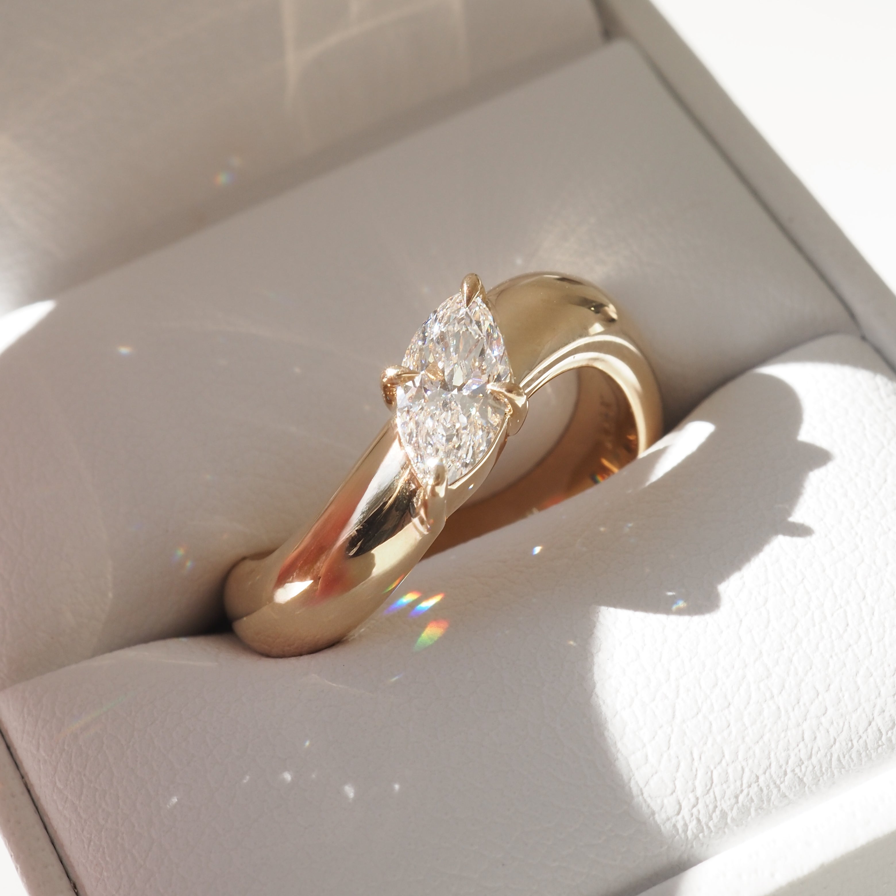 Awa Bold | 0.5ct Marquise Solitaire Ring