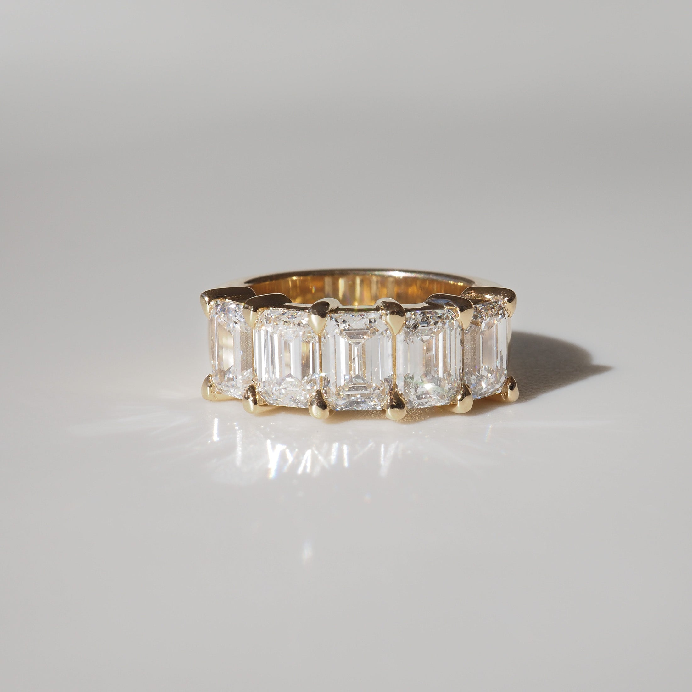 Lana | Emerald Lab-Grown Diamond Wedding Ring