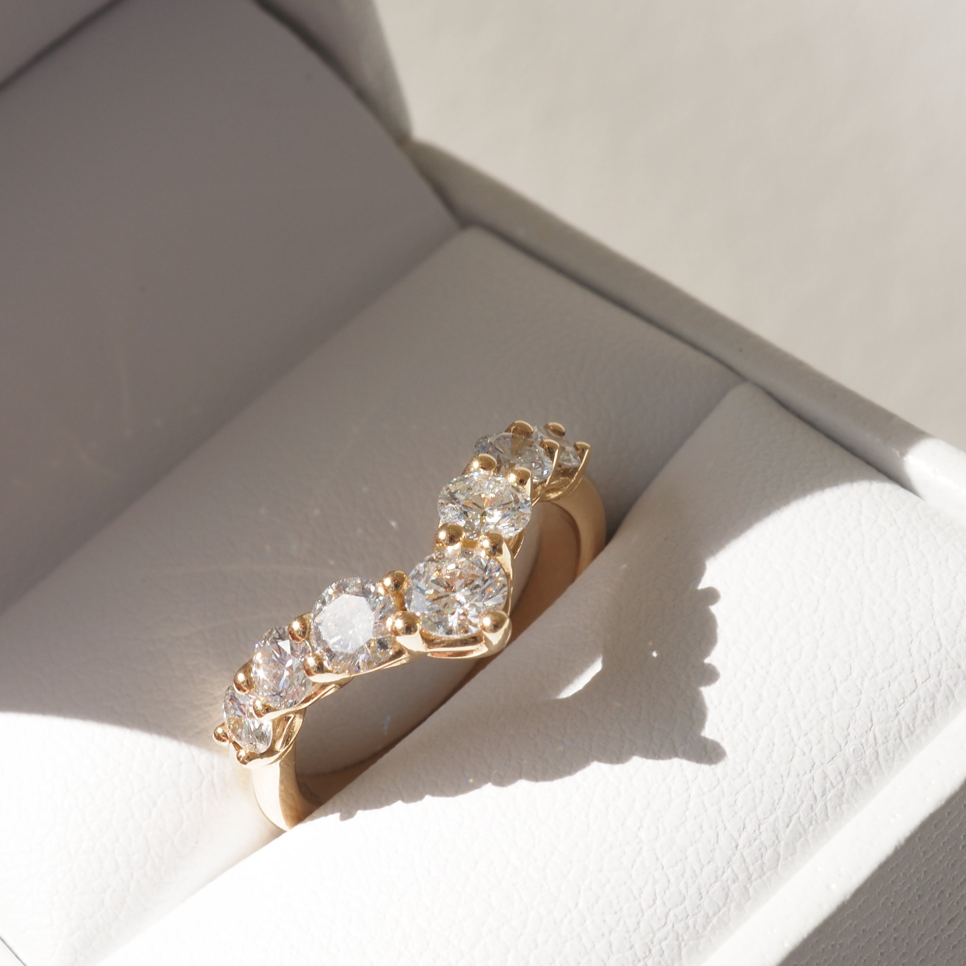 Valerie | Lab-Grown Diamond Wishbone Wedding Ring