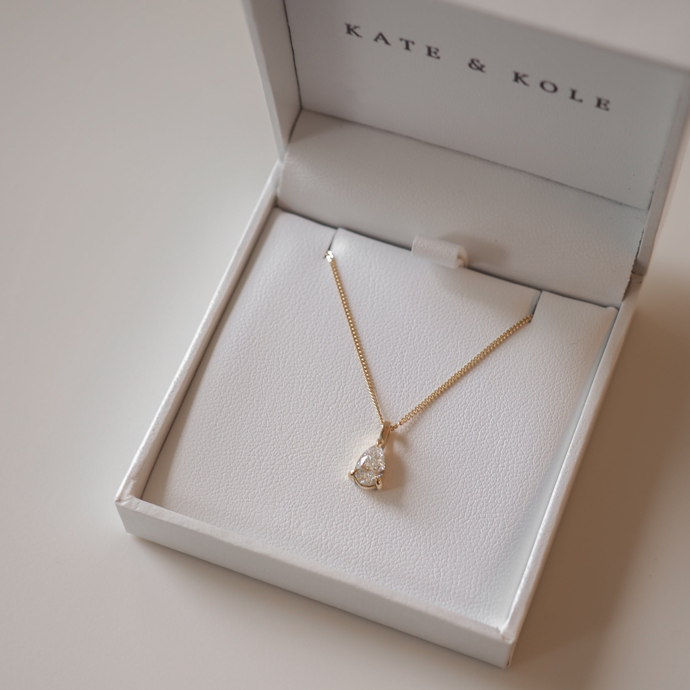 Pear Diamond Necklace | Ready to Wear