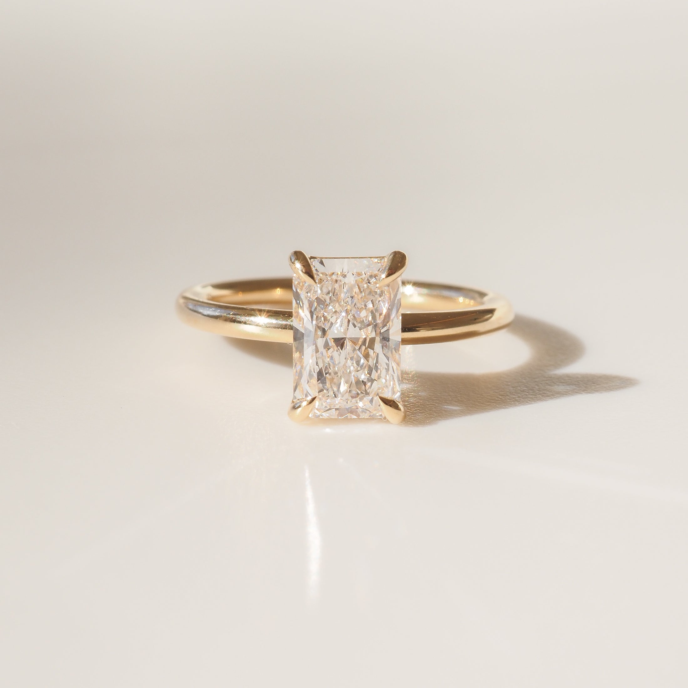 Rhea | 1.5ct Radiant Solitaire Ring