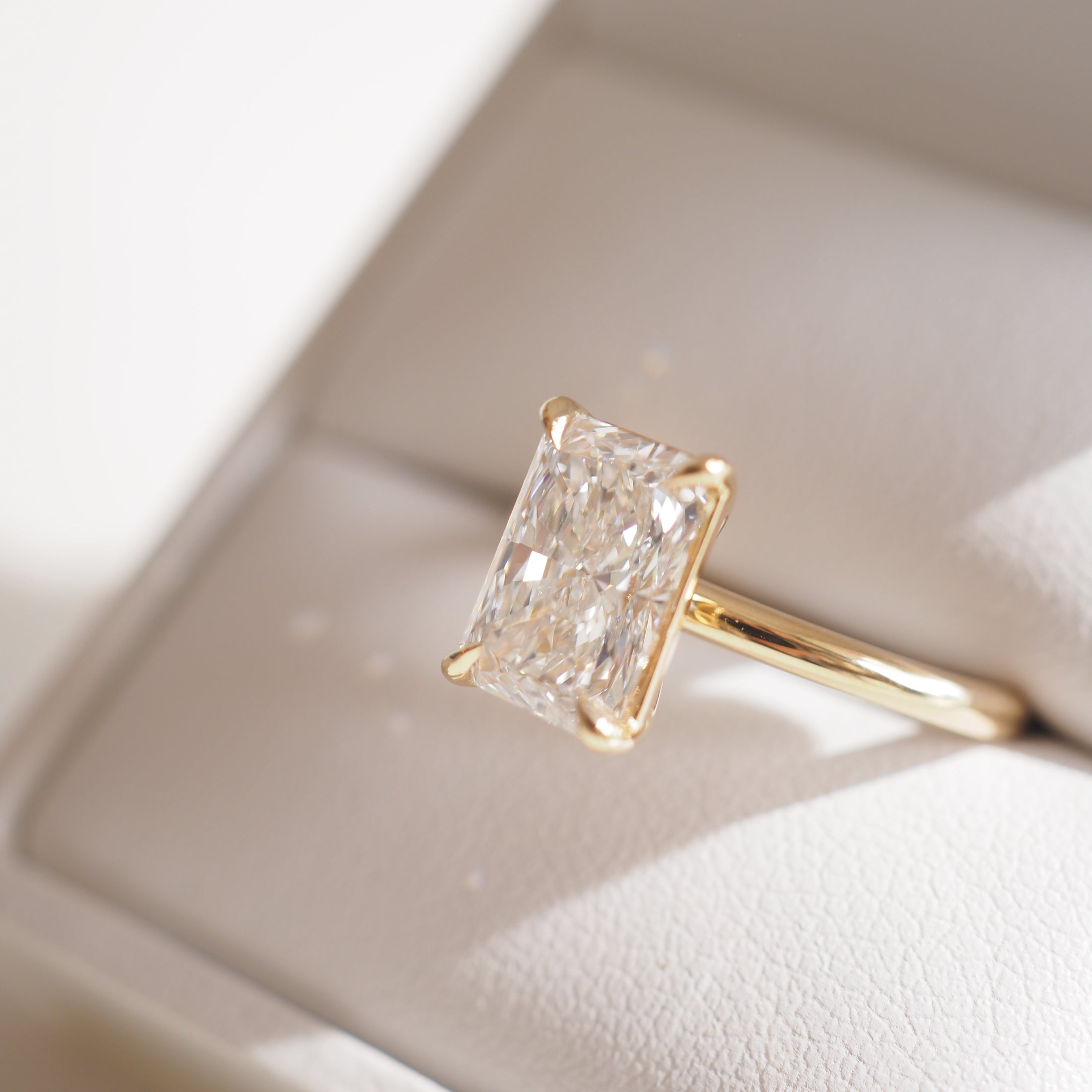 Rhea | Radiant Lab-Grown Diamond Engagement Ring