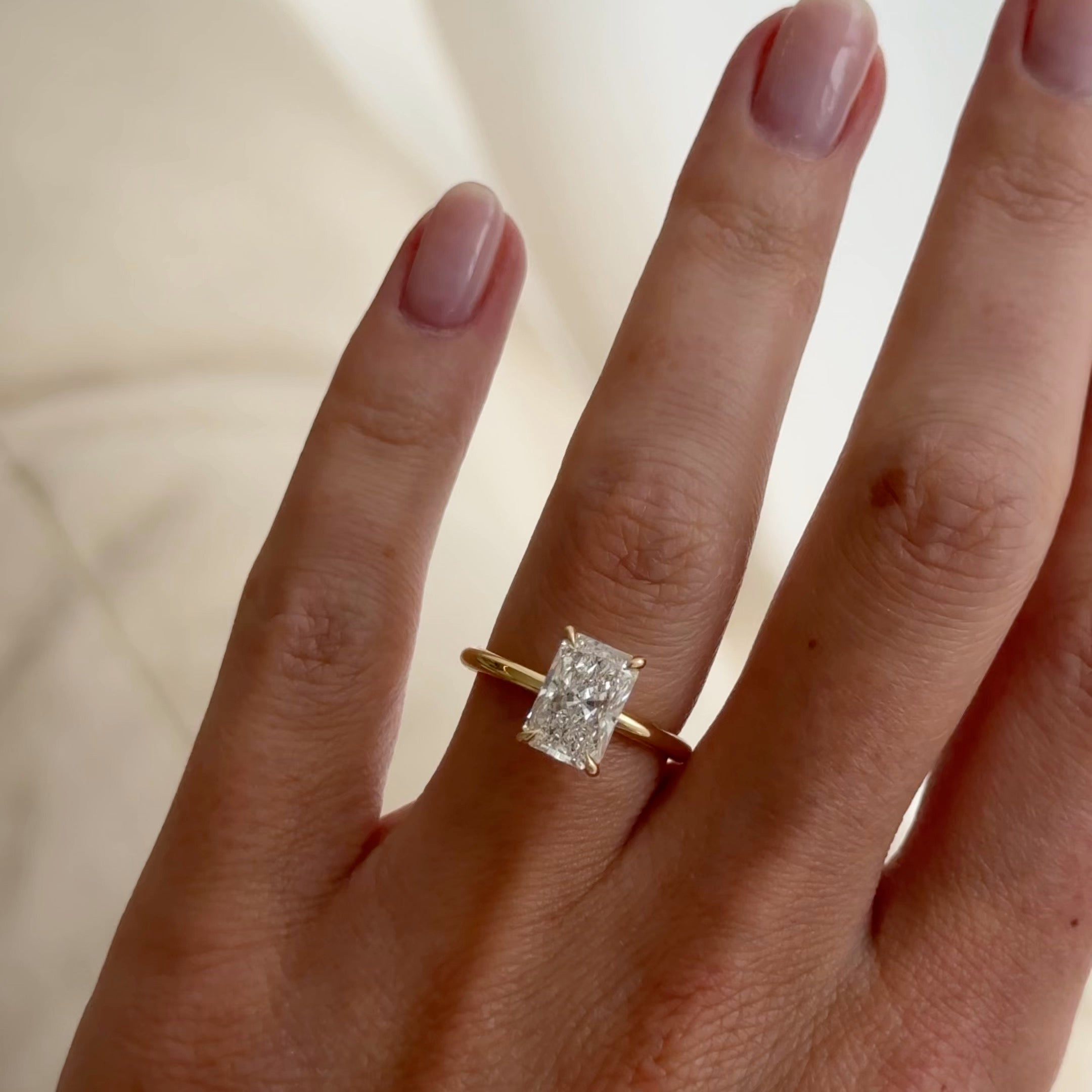 Rhea | 2ct Radiant Lab-Grown Diamond Ring