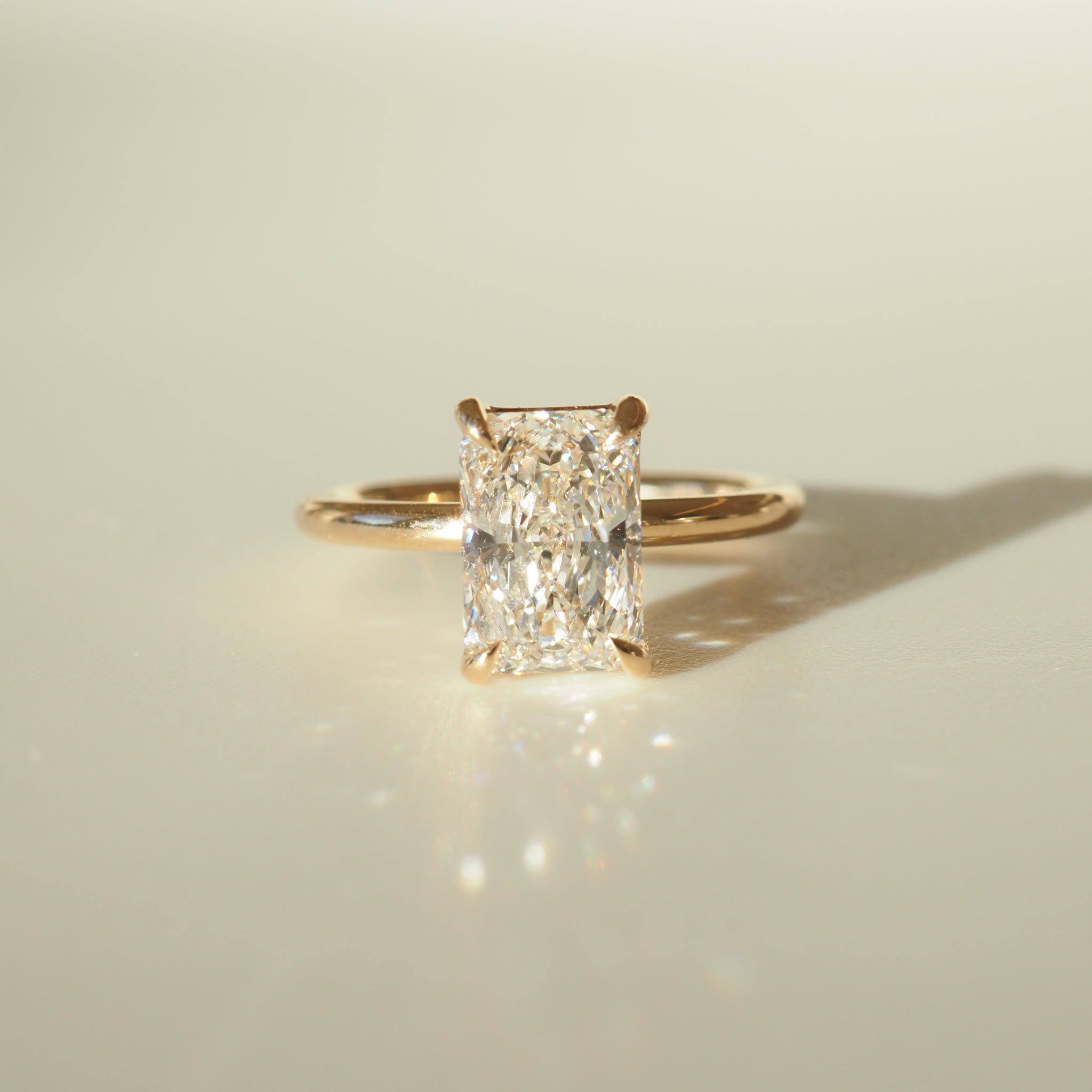 Rhea | 2.03ct Radiant Lab-Grown Diamond Engagement Ring Ready to Wear