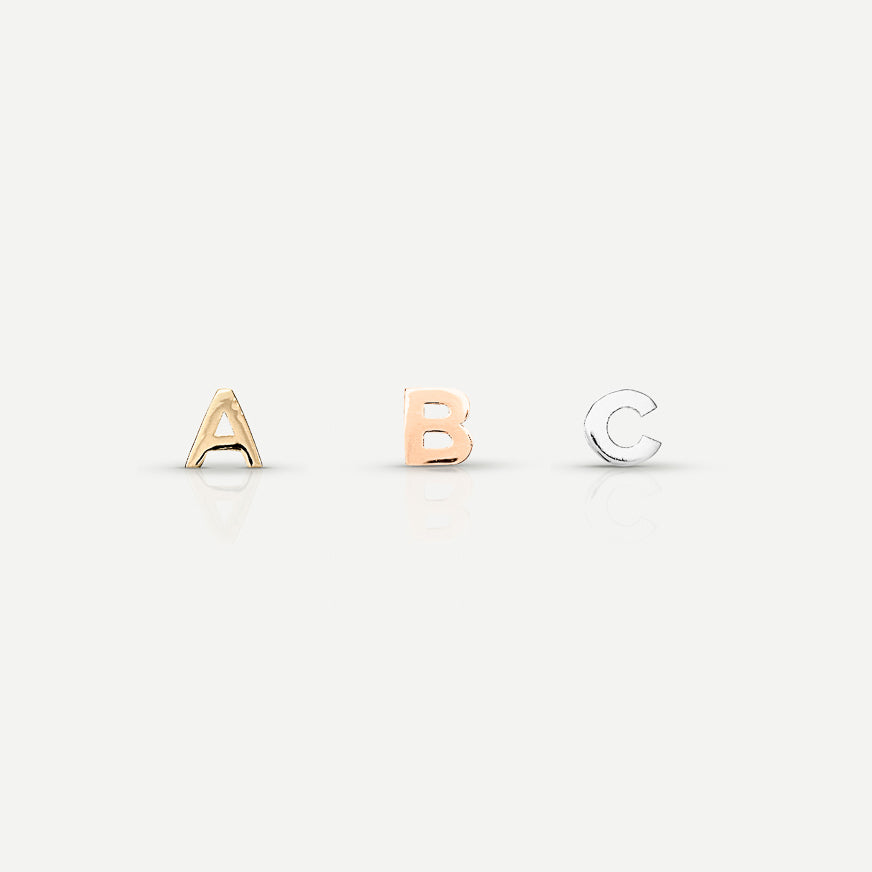 Micro Letter Studs