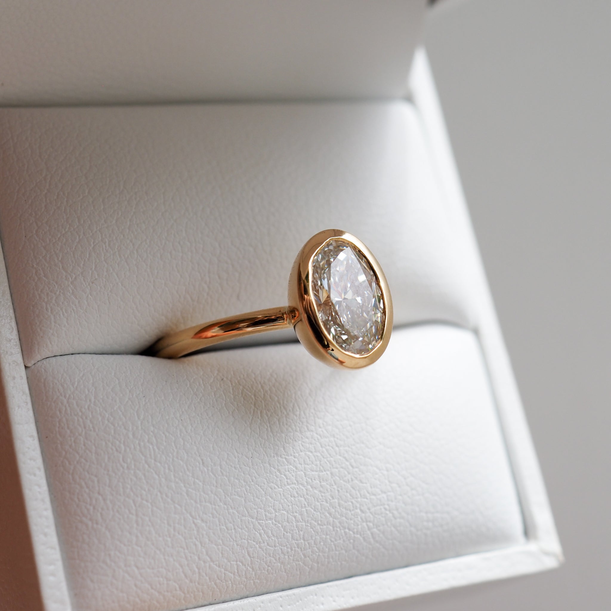 Via | Oval Lab-Grown Diamond Engagement Ring